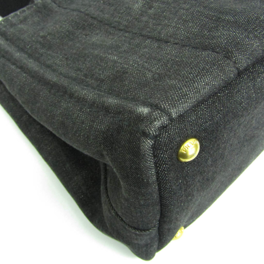 PRADA Black Canvas Shoulder Bag - Picture 5 of 16